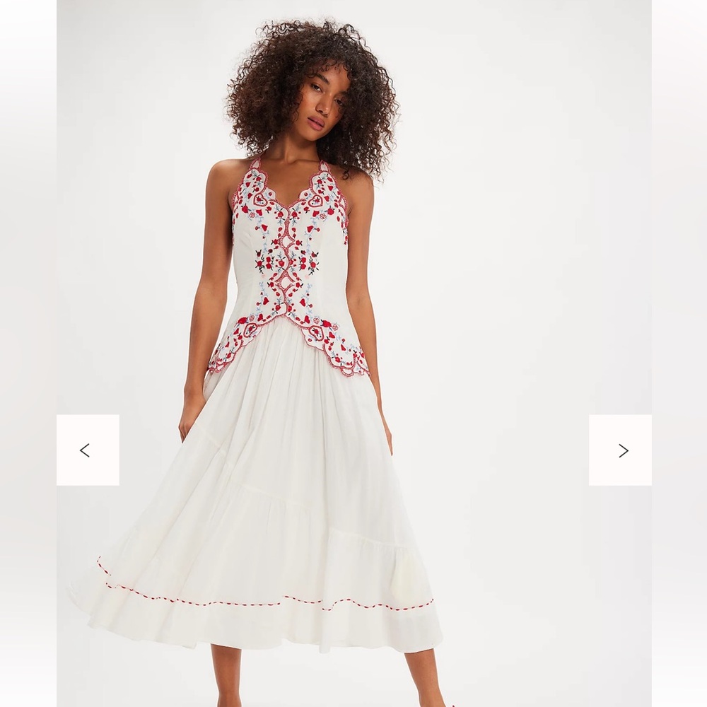 NWT Free People Valenciana Midi Dress
